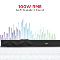 ( Refurbished )boAt Aavante Bar Raga 2.2 Channel Soundbar with 100W RMS boAt Signature Sound, HDMI Connectivity (Pitch Black)