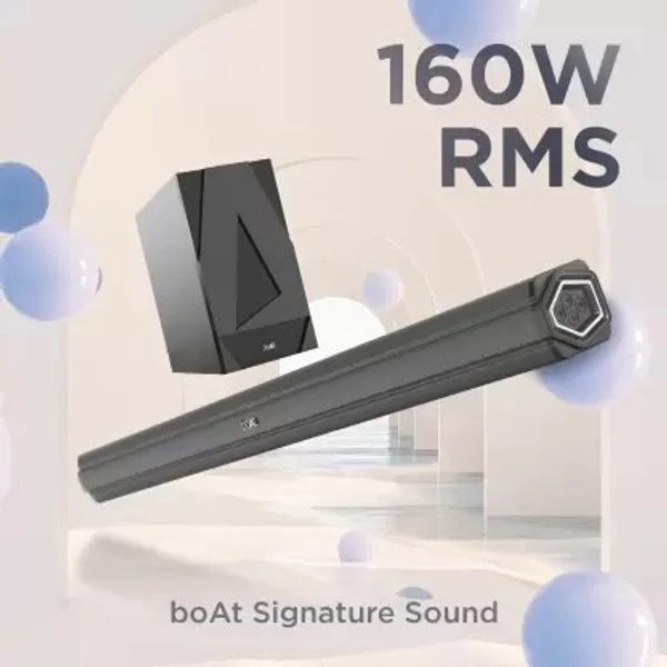 ( Refurbished )boAt Aavante Bar 1500N with Wired Subwoofer 160 W Bluetooth Soundbar  (NA, 2.1 Channel)