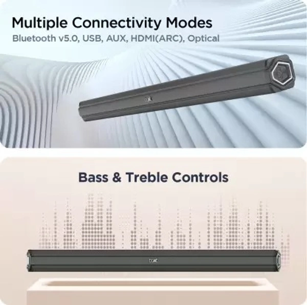 ( Refurbished )boAt Aavante Bar 1500N with Wired Subwoofer 160 W Bluetooth Soundbar  (NA, 2.1 Channel)