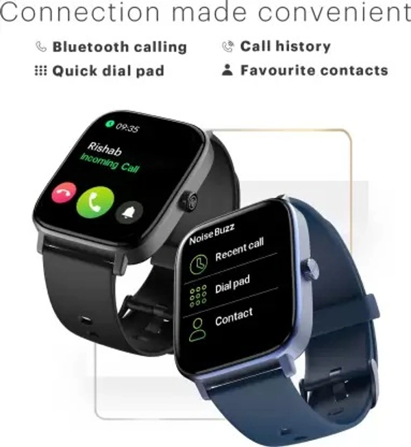 ( Openbox )Noise Colorfit Icon 2 1.8'' Display with Bluetooth Calling, AI Voice Assistant Smartwatch  (Black Strap, Regular)