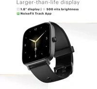 ( Openbox )Noise Colorfit Icon 2 1.8'' Display with Bluetooth Calling, AI Voice Assistant Smartwatch  (Black Strap, Regular)