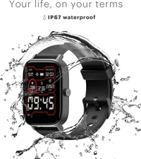 ( Openbox )Noise Colorfit Icon 2 1.8'' Display with Bluetooth Calling, AI Voice Assistant Smartwatch  (Black Strap, Regular)