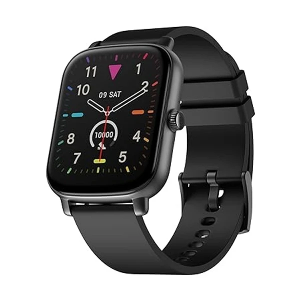 ( open box )Noise ColorFit Icon Buzz Bluetooth Calling Smart Watch with Voice Assistance, 1.69"(4.29cm) Display, Built-in Games, Sleep, Spo2, HR Monitors (Jet Black), OneSize