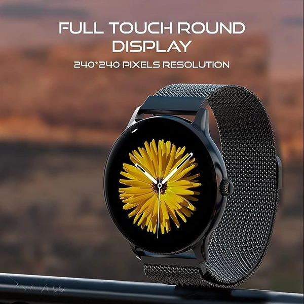 (OPEN BOX ) Fire-Boltt Phoenix Ultra Luxury Stainless Steel, Bluetooth Calling Smartwatch, AI Voice Assistant, Metal Body with 120+ Sports Modes, SpO2, Heart Rate Monitoring (Dark Grey)