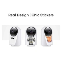 (Open Box ) realme 360 Deg 1080p Full HD WiFi Smart Security Camera (White) | Alexa Enabled | 2-Way Audio | Night Vision | Motion Tracking & Intruder Alert, 7.1cm x 6.58cm x 11.43cm (RMH2001)