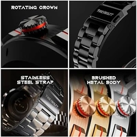 ( Open box ) Fire-Boltt Invincible Plus 1.43" AMOLED Display Smartwatch with Bluetooth Calling, TWS Connection, 300+ Sports Modes, 110 in-Built Watch Faces, 4GB Storage & AI Voice Assistant (Black SS)
