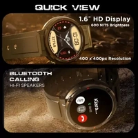 ( Open box ) Fire-Boltt Sphere 1.6" Sporty Rugged Smartwatch Metal Body Shock Proof, 600 mAh, High Res Smartwatch  (Black Strap, Free Size)