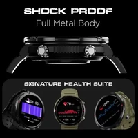 ( Open box ) Fire-Boltt Sphere 1.6" Sporty Rugged Smartwatch Metal Body Shock Proof, 600 mAh, High Res Smartwatch  (Black Strap, Free Size)