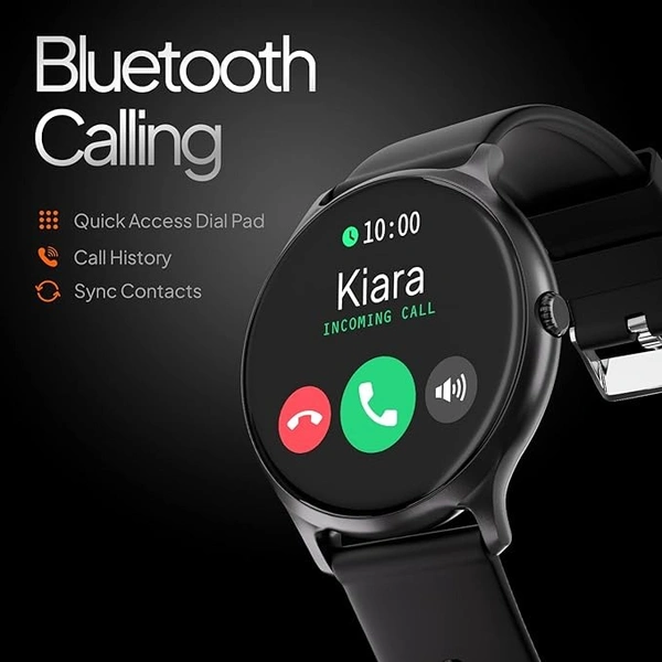 ( Open box ) Fire-Boltt Phoenix Pro 1.39" Bluetooth Calling Smartwatch, AI Voice Assistant, Metal Body with 120+ Sports Modes, SpO2, Heart Rate Monitoring (Black)