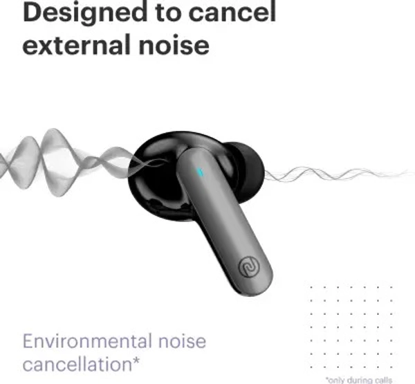 ( open box )Noise Buds Pop Bluetooth Headset  (Gunmetal Grey, True Wireless)