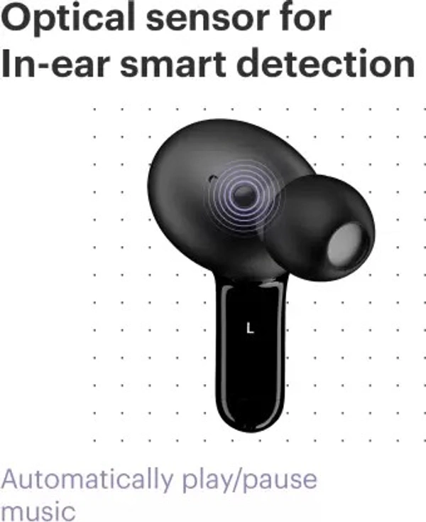 ( open box )Noise Buds Pop Bluetooth Headset  (Gunmetal Grey, True Wireless)