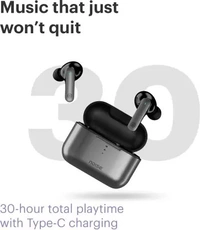 ( open box )Noise Buds Pop Bluetooth Headset  (Gunmetal Grey, True Wireless)