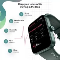 ( open box ) Noise Loop 1.85'' Display with Advanced Bluetooth Calling, 550 Nits Brightness Smartwatch  (Green Strap, Regular)