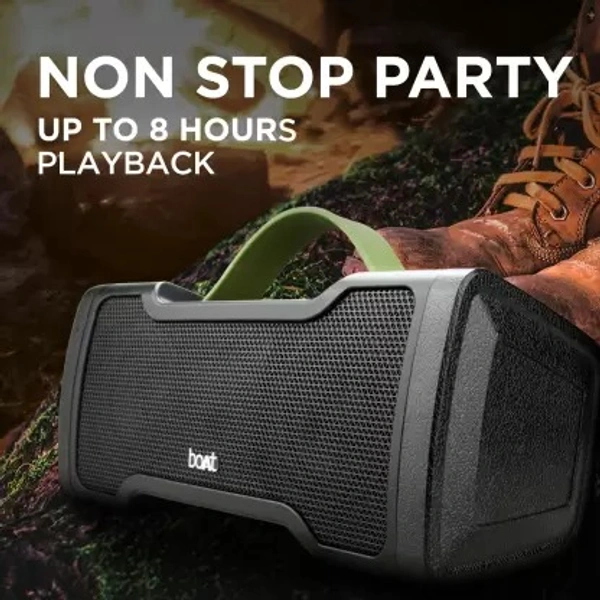 ( refurbished ) boAt Stone 1000 / Stone 1010 14 W Portable Bluetooth Speaker  (Black, Stereo Channel)