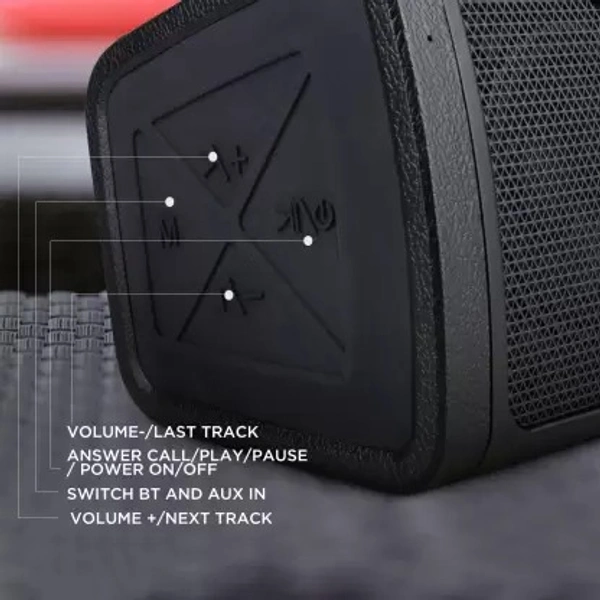 ( refurbished ) boAt Stone 1000 / Stone 1010 14 W Portable Bluetooth Speaker  (Black, Stereo Channel)