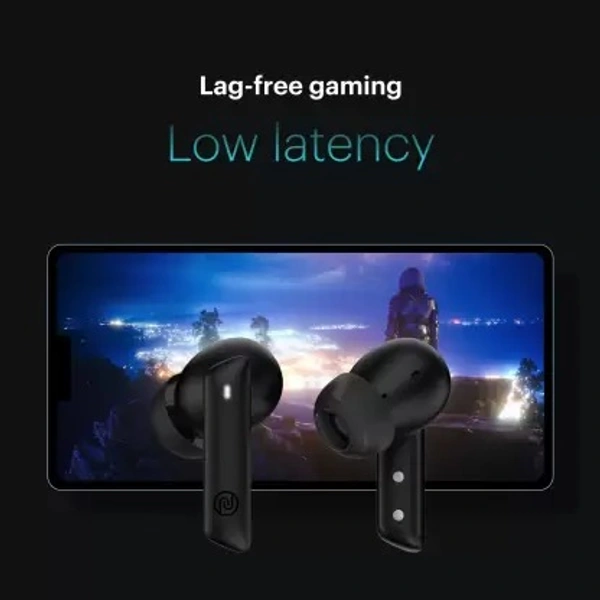 ( open box )Noise Air Buds Pro 2 with 25 Hours Playtime, 40dB ANC, Triple Mic with ENC, and IPX5 Bluetooth Headset  (Charcoal Black, True Wireless) 
