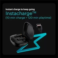 ( open box )Noise Air Buds Pro 2 with 25 Hours Playtime, 40dB ANC, Triple Mic with ENC, and IPX5 Bluetooth Headset  (Charcoal Black, True Wireless) 