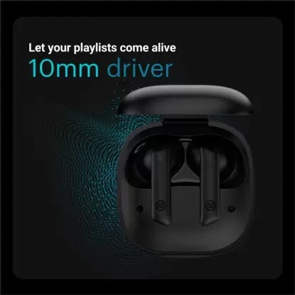 ( open box )Noise Air Buds Pro 2 with 25 Hours Playtime, 40dB ANC, Triple Mic with ENC, and IPX5 Bluetooth Headset  (Charcoal Black, True Wireless) 