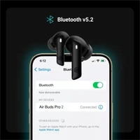 ( open box )Noise Air Buds Pro 2 with 25 Hours Playtime, 40dB ANC, Triple Mic with ENC, and IPX5 Bluetooth Headset  (Charcoal Black, True Wireless) 