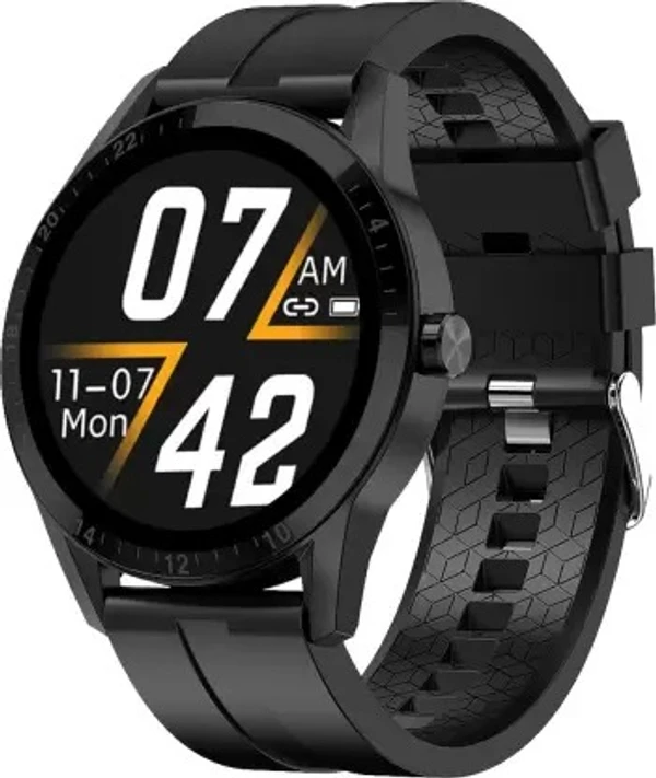 ( open box )Fire-Boltt Talk 1.28"Bluetooth Calling with SpO2, Metal Body & Luxury Design Smartwatch  (Black Strap, 46)#JustHere