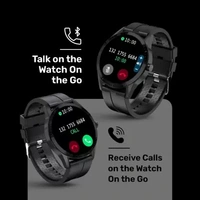 ( open box )Fire-Boltt Talk 1.28"Bluetooth Calling with SpO2, Metal Body & Luxury Design Smartwatch  (Black Strap, 46)#JustHere
