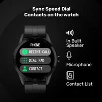 ( open box )Fire-Boltt Talk 1.28"Bluetooth Calling with SpO2, Metal Body & Luxury Design Smartwatch  (Black Strap, 46)#JustHere
