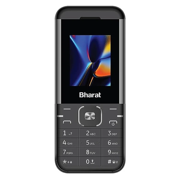 ( open box ) JioBharat K1 Karbonn 4G Keypad Phone with JioCinema, JioSaavn, JioPay (UPI), Long Lasting Battery, LED Torch, Digital Camera | Black & Grey | Locked for JioNetwork
