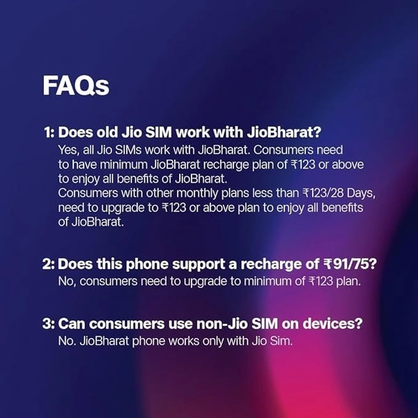 ( open box ) JioBharat K1 Karbonn 4G Keypad Phone with JioCinema, JioSaavn, JioPay (UPI), Long Lasting Battery, LED Torch, Digital Camera | Black & Grey | Locked for JioNetwork