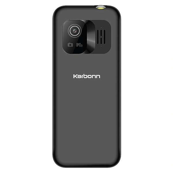 ( open box ) JioBharat K1 Karbonn 4G Keypad Phone with JioCinema, JioSaavn, JioPay (UPI), Long Lasting Battery, LED Torch, Digital Camera | Black & Grey | Locked for JioNetwork