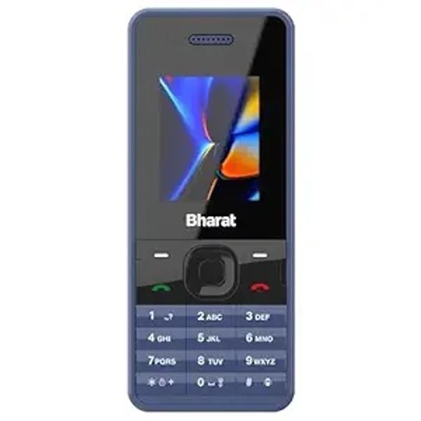 ( open box ) JioBharat V2 4G Phone with JioCinema, JioSaavn, Pay (UPI), Long Lasting Battery, LED Torch, Digital Camera | Blue | Locked for JioNetwork