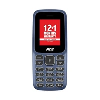 ( open box )Itel Ace2 Comes with 1.8" Display Size, 1000 mAh Battery, Bluetooth with Kingtalker & Contact icon Support | Deep Blue