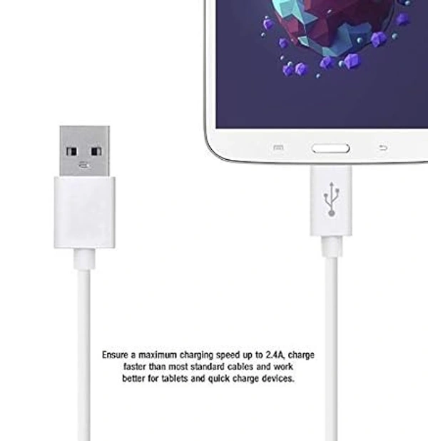 ( open box ) Charger for Infinix Smart 6 Charger Original Adapter Like Wall Charger | Mobile Fast Charger | Android USB Charger with 1 Meter Micro USB Charging Data Cable (3 Amp, OC13, White)