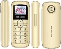 (  open box ) Kechaoda K10 Finger Sized –Bluetooth Phone, Single Sim, 0.66 Inch Display, 300mah Battery, Bluetooth Dialler, Wireless FM (Gold)