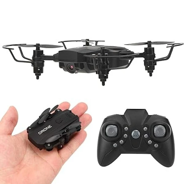 ( open box )Mini Drone, S20 Mini Folding Drone 4K FPV Live Video High Definition Camera Professional Foldable RC Quadcopter APP Control(black)