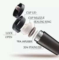 Studlike store Double Wall Vacuum Insulated Stainless Steel Tea Coffee Thermos Flask Travel Stainless Steel Bath Mug  (400 ml)