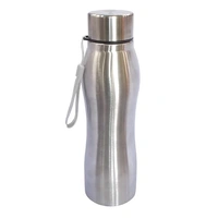 studlike store 1000ML Silver Steel Water Bottle Unbreakable Design Food Grade Portable Bottle Leak Proof for Cold Drinks Carrier Use for Travel Office Shopping Sports Picnic School (1 Pc)