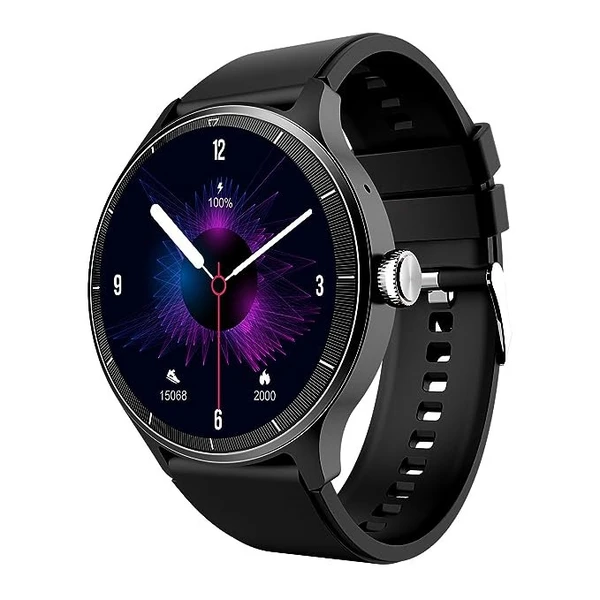 beatXP Flux 1.45" (3.6 cm) Ultra HD Display Bluetooth Calling Smart Watch, 415 * 415px, 60Hz Refresh Rate, Rotary Crown, 500 Nits, Always On Display, Health Tracking, 100+ Sports Modes (Black)