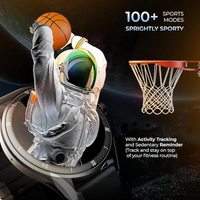 beatXP Vega Neo 1.43” AMOLED Bluetooth Calling Smartwatch with 466 * 466 Pixel, 60 Hz Refresh Rate, 500 Nits, Always on Display, Health Tracking, 100+ Sports Modes (Black Strap, 1.43)