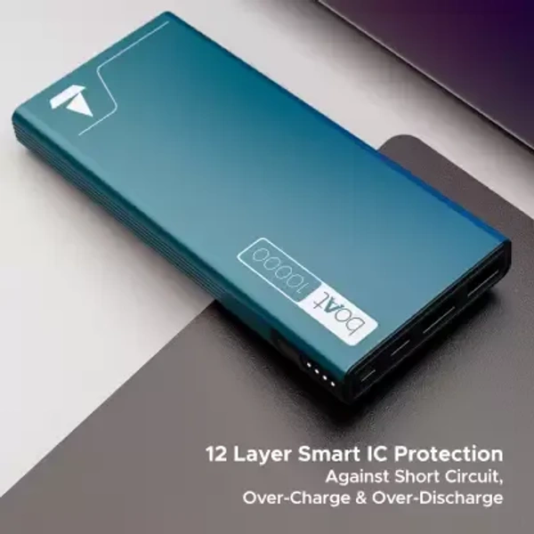 ( OPEN BOX )boAt 10000 mAh 22.5 W Power Bank  (Steel Blue, Lithium Polymer, Quick Charge 3.0 for Mobile)