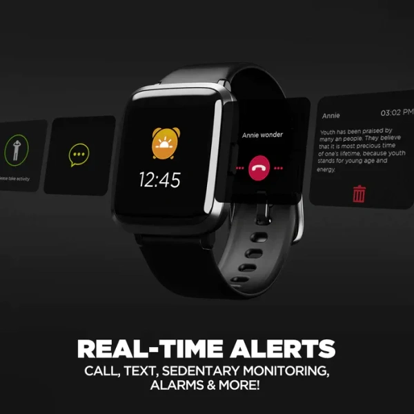 ( Refurbished ) boAt storm Smartwatch  - Navy Blue