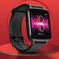 ( Refurbished )boAt Wave Neo with 1.69 inch , 2.5D Curved Display & Multiple Sports Modes Smartwatch  (Active Black Strap, Free Size) - Black