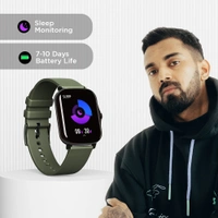 ( Refurbished )boAt Wave Fit Smartwatch, 4.29 cm (1.69 inch) HD Display, Upto 7 Days Battery, 100+ Watch Faces, SpO2 & Heart Rate Monitor, Call, Text & Social Media Notifications  - Green