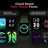 ( Refurbished )boAt Wave Fit Smartwatch, 4.29 cm (1.69 inch) HD Display, Upto 7 Days Battery, 100+ Watch Faces, SpO2 & Heart Rate Monitor, Call, Text & Social Media Notifications  - Green