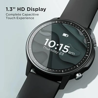 ( Refurbished )boAt Watch Zenit with 1.3" Round IPS Display,Multiple Sports Modes,All Day Activity Tracker,Customizable Watch Faces,Sleep,Heart Rate & Blood Oxygen Monitor,Theatre Mode & Inbuilt Game(Charcoal Black) - Black