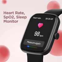 ( Refurbished )boAt Wave Style Smart Watch with 1.69" Square HD Display, DIY Watch Face Studio, Coins,HR & SpO2 Monitoring,7 Days Battery Life, Crest App Health Ecosystem, Multiple Sports Modes(Active Black) - Black