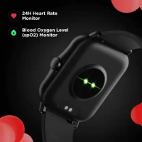 ( Refurbished )boAt Vertex 1.69" HealthEcosystem Smartwatch  (Black) - Black