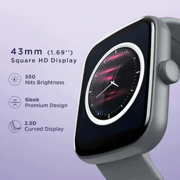 ( Refurbished )boAt Wave Beat Call Smartwatch with Bluetooth Calling - Black
