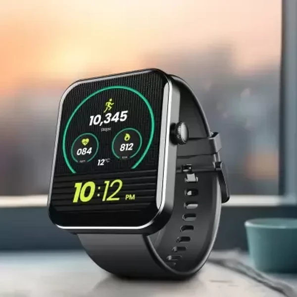 ( open box )boAt Wave Flex Connect with 1.83" HD Display,Bluetooth Calling & Premium Metal Design Smartwatch