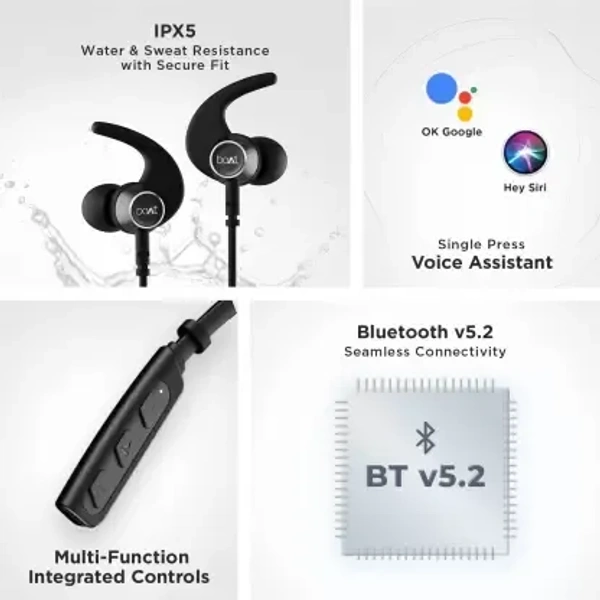 ( open box )boAt Rockerz 235 Pro with upto 20 Hours Playback & ASAP Charge Bluetooth Headset  (Active Black, In the Ear)