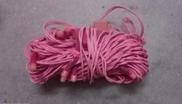 Rice Lights 40Ft Serial Bulbs Home Decoration Lighting for Diwali Christmas Lighting Ladi jhalar Random Colors - Pink